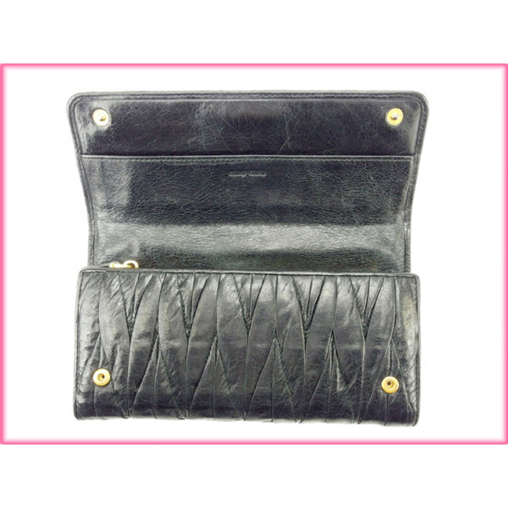 Miu Miu Long Wallet Matelasse Black - image 5